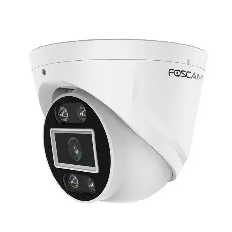Foscam T5EP cámara IP para exterior, 5 MP, PoE, blanca