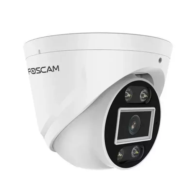Foscam T5EP cámara IP para exterior, 5 MP, PoE, blanca