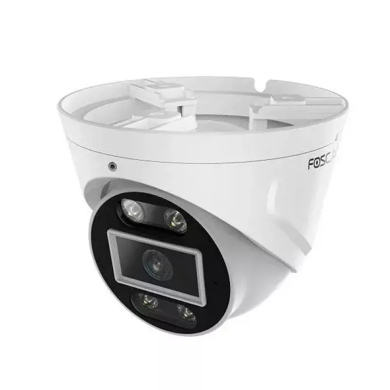 Foscam T5EP cámara IP para exterior, 5 MP, PoE, blanca