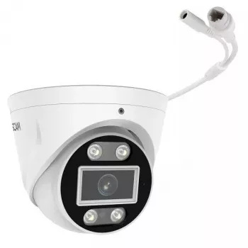 Foscam T5EP cámara IP para exterior, 5 MP, PoE, blanca