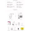 Foscam SD8EP cámara IP PTZ, 8 MP 4K (3840×2160), zoom óptico 4x, PoE, Wi‑Fi, blanca