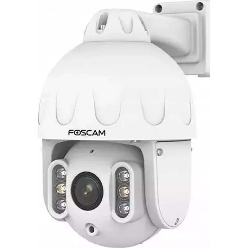 Foscam SD8EP cámara IP PTZ, 8 MP 4K (3840×2160), zoom óptico 4x, PoE, Wi‑Fi, blanca