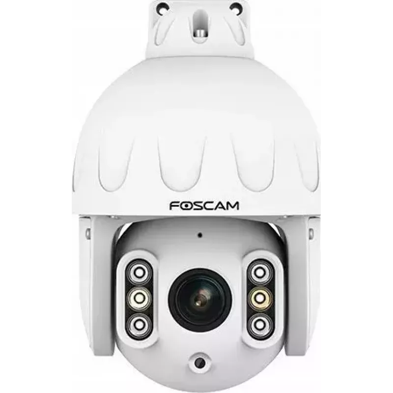 Foscam SD8EP cámara IP PTZ, 8 MP 4K (3840×2160), zoom óptico 4x, PoE, Wi‑Fi, blanca