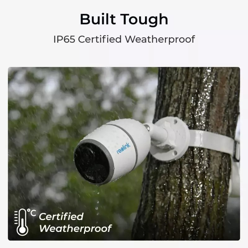 Cámara IP de vigilancia Reolink Go Series G330 — 4 MP (2560×1440), 4G LTE, PIR, batería 28 Wh, exterior Bullet