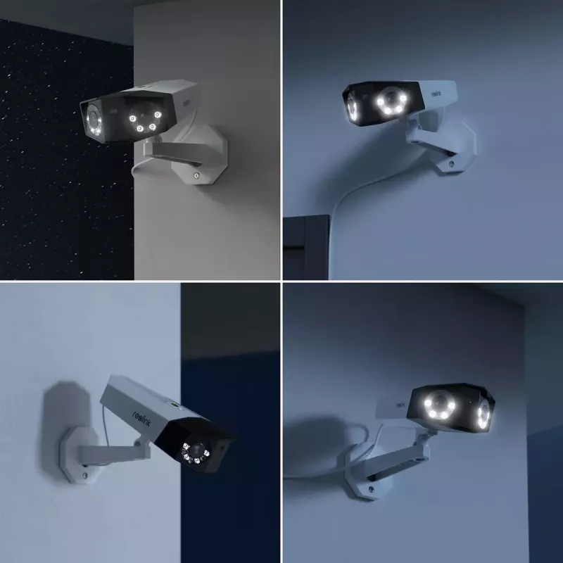 Cámara IP de vigilancia Reolink Duo P730 4K, 8 MP, 4608×1728 @20 fps, PoE/DC, IP66, PIR, 30 m IR, MicroSD hasta 256 GB