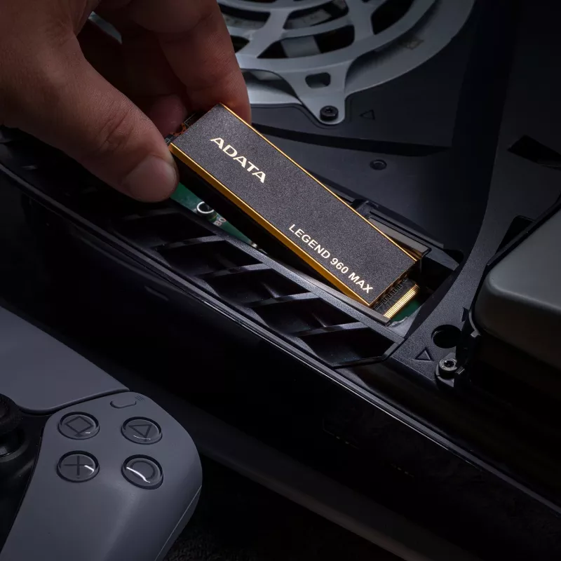 SSD M.2 2280 NVMe interno ADATA LEGEND 960 MAX 1 TB PCIe 4.0, lectura 7400 MB/s, escritura 6000 MB/s, 3D NAND