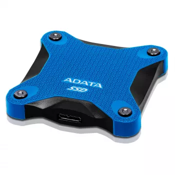 SSD portátil ADATA SD620 2 TB USB 3.2 Gen 2 (Micro-B) azul/negro — 520/460 MB/s, 80×80×15,2 mm