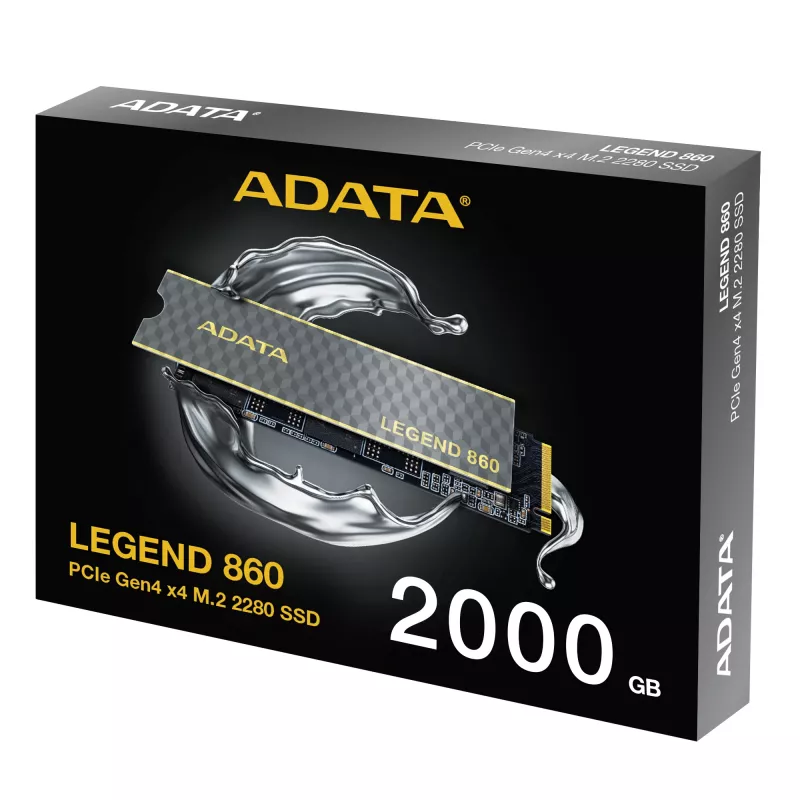 Unidad de estado sólido interna ADATA LEGEND 860 SLEG-860-2000GCS 2 TB M.2 PCI Express 4.0 NVMe 3D NAND