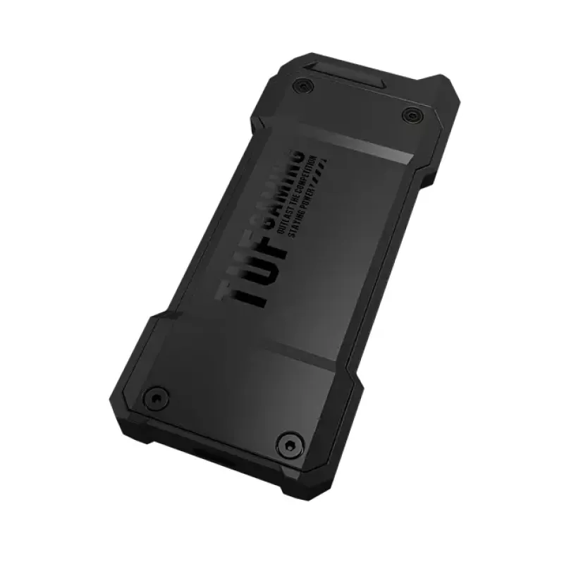 Caja SSD ASUS ESD-T1A/BLK/G/AS — M.2 (SATA/PCIe) de una bahía, USB-C 3.2 Gen2, 10 Gbit/s, negra, cierre con llave