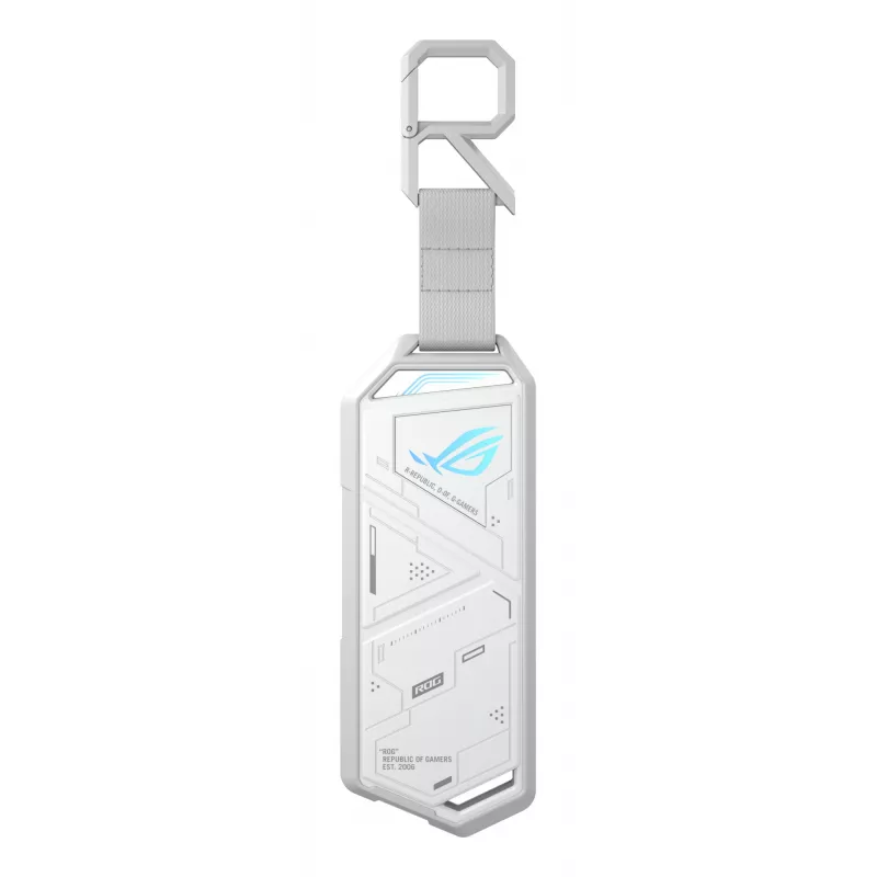 Carcasa SSD ASUS ROG Strix Arion White Edition — M.2 PCIe, USB Type-C 10 Gbit/s, para una SSD