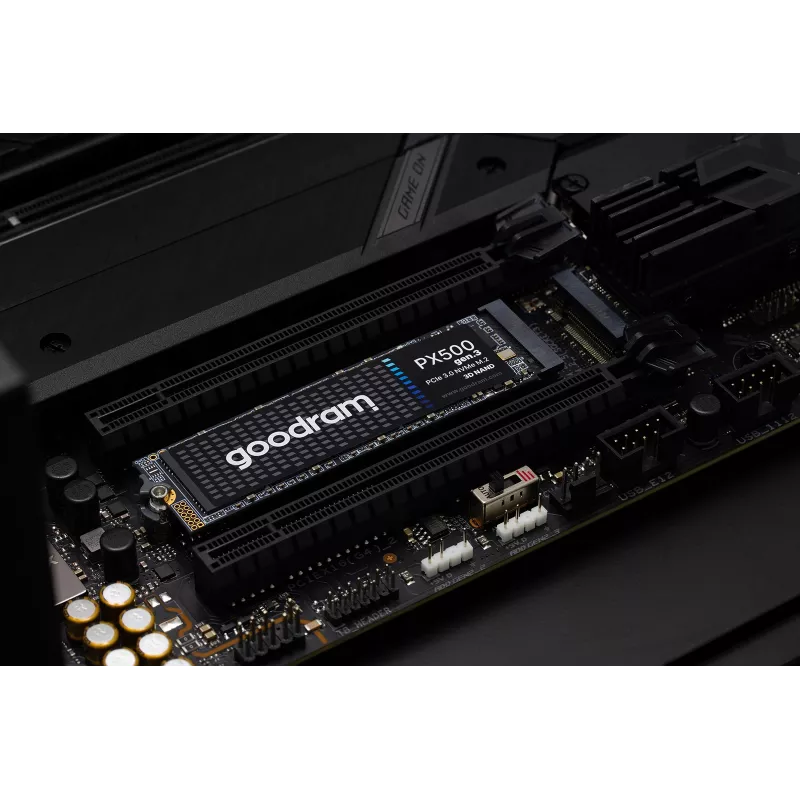 SSD interna GOODRAM PX500 GEN.3 M.2 1 TB – PCIe 3.0 NVMe, lectura 3300 MB/s, escritura 2700 MB/s, 2280