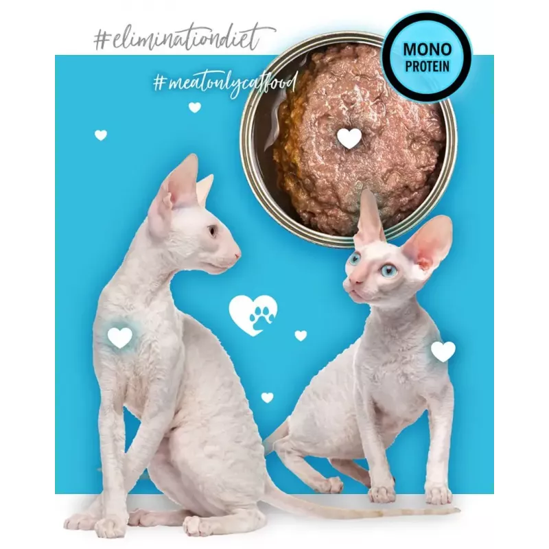 3Coty comida húmeda con pato para gatos adultos, 80 g