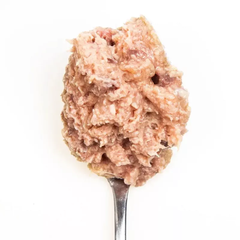 Comida húmeda para gatos 3coty pollo con ganso 80 g bolsa, alimento completo para gatos adultos, 19% proteína, 12% grasa, sin cereales