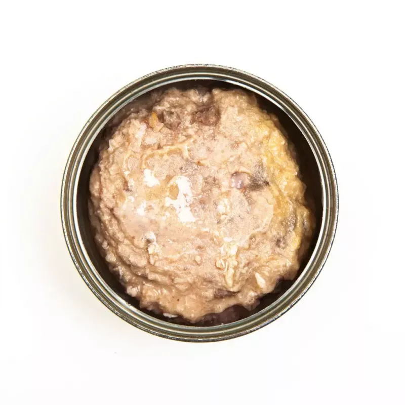 Comida húmeda para gatos 3coty pollo con ganso 80 g bolsa, alimento completo para gatos adultos, 19% proteína, 12% grasa, sin cereales