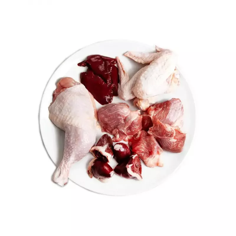 3Coty comida húmeda para gatos adultos con pavo y pollo, 80 g