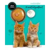 Comida húmeda para gatos 3coty pollo con pato para gatitos 80 g bolsa, alimento completo, proteína 20 %, grasa 9 %