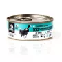 Comida húmeda para gatos 3coty pollo con pato para gatitos 80 g bolsa, alimento completo, proteína 20 %, grasa 9 %