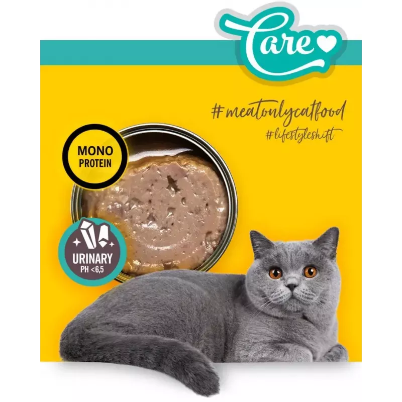 Comida húmeda para gatos 3coty Chicken Struvite care 80 g — bolsa de comida húmeda, gatos adultos, pollo, alimento completo
