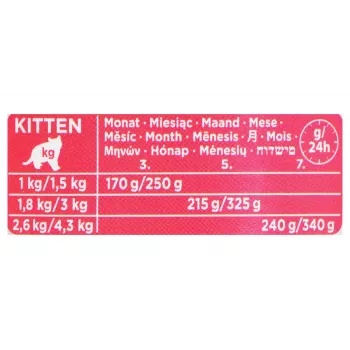 Comida húmeda para gatos animonda Carny Kitten Ternera y pavo 400 g lata, 80 % humedad, 10,5 % proteína, para gatitos