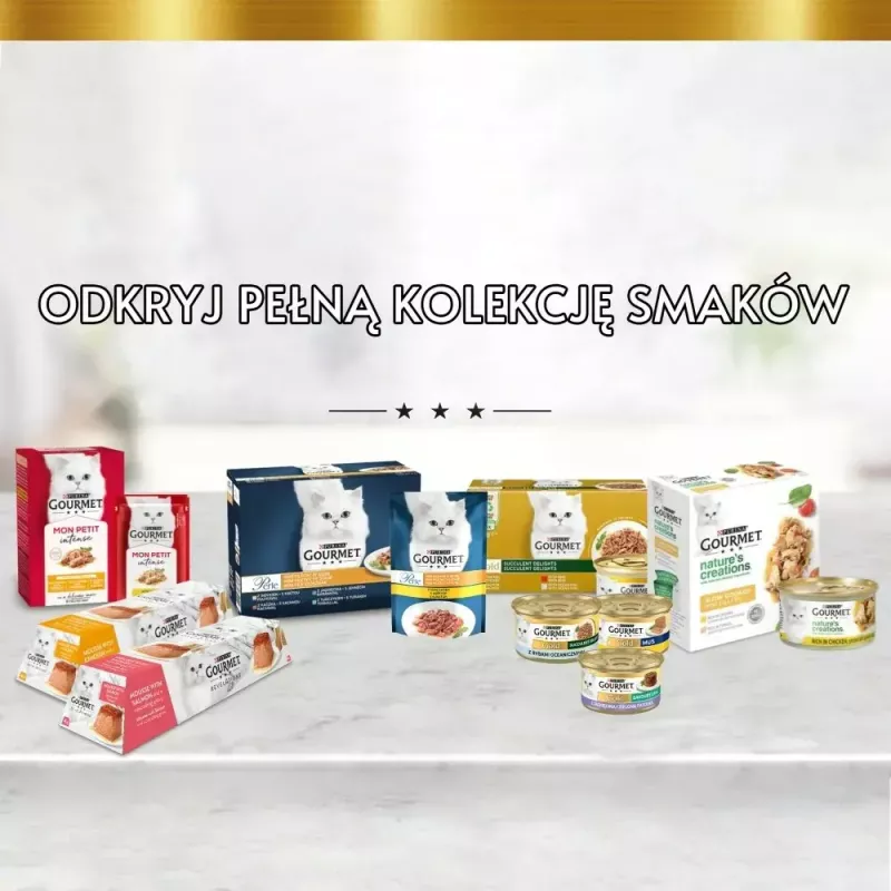 Comida húmeda para gatos Purina Nestlé GOURMET Perle Mini Filetes en salsa, bolsa 60 x 85 g, gatos adultos, 80% humedad