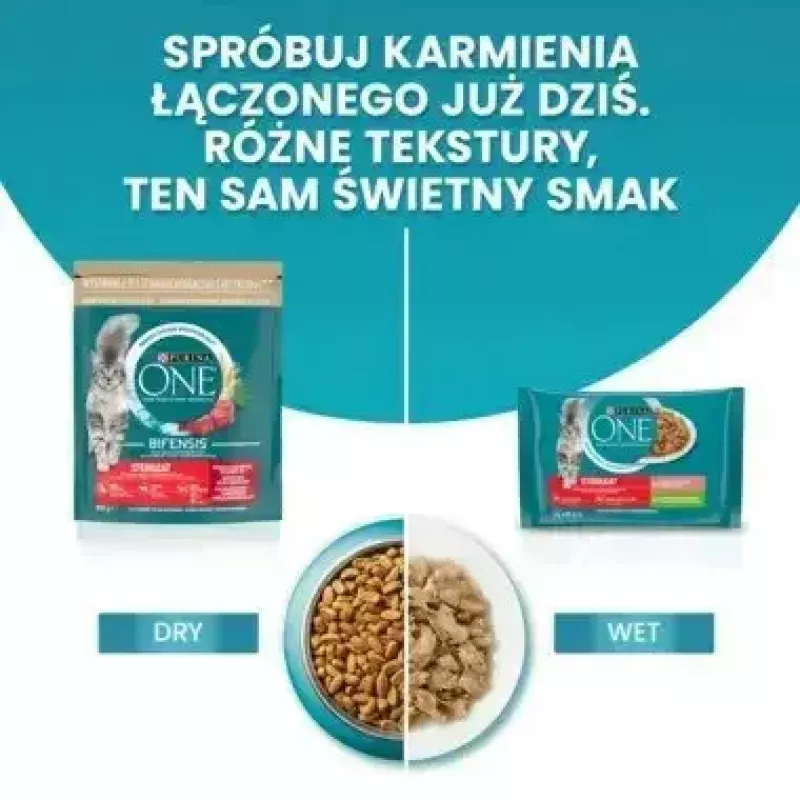 Purina One Sterilcat comida seca para gatos con ternera, 9,75 kg