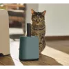 Rotho Biala pala para arena de gatos con bolsas, verde