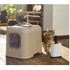 Rotho Biala pala para arena de gatos con bolsas, blanca
