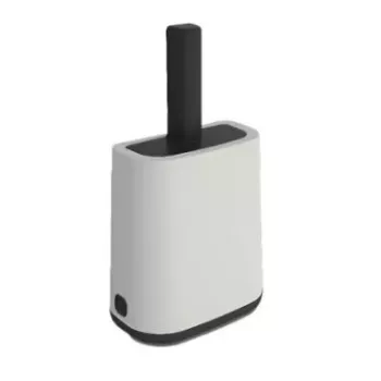 Caja de almacenamiento Rotho BIALA para interior plástico 91×162×290 mm blanco para arena para gatos con bolsas de basura