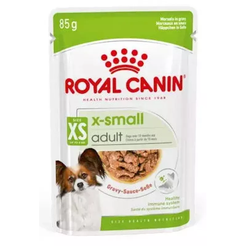 Royal Canin X-Small Adult comida húmeda para perros, 12 x 85 g