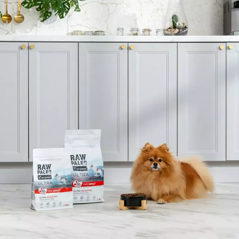VETEXPERT RAW PALEO Ultra Mini Adult vacuno, pienso para perros, 2 kg
