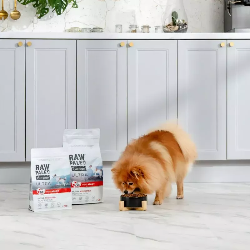 VETEXPERT RAW PALEO Ultra Mini Adult vacuno, pienso para perros, 2 kg