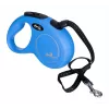 Correa retráctil Flexi New Classic S — cordón, 5 m, correa individual, azul, carga máx. 12 kg