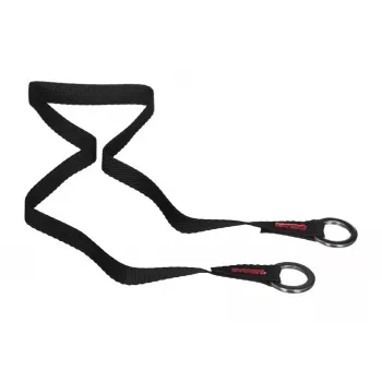 Correa retráctil Flexi New Classic 5 m, cinta de nailon negra, para razas grandes hasta 50 kg