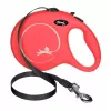 Flexi New Classic L correa extensible para perros, cinta de 5 m, hasta 50 kg, roja