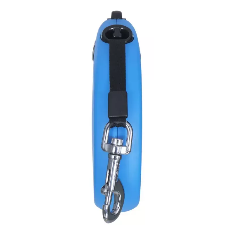 Correa retráctil Flexi New Classic 8 m — correa de cordón Flexi 8 m, azul, L, carga máx. 50 kg