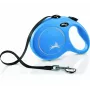 Correa retráctil Flexi New Classic 8 m — correa de cordón Flexi 8 m, azul, L, carga máx. 50 kg