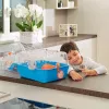 Jaula FERPLAST Combi 2 para hámster, azul transparente, B795×T295×H263 mm, tecnopolímero