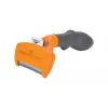 Cepillo deslanador FURminator FUR151388 para perros medianos (10–25 kg), pelo corto, gris naranja