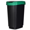 Rotho Twist 1045899999 set de cubos de basura, 3 x 25 l, plástico