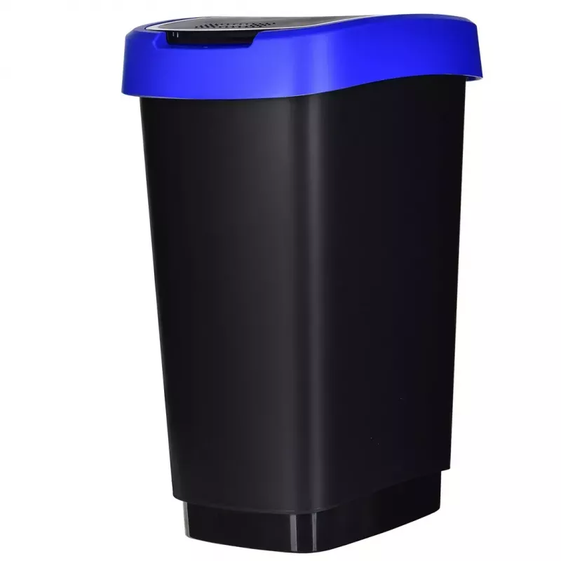 Rotho Twist 1045899999 set de cubos de basura, 3 x 25 l, plástico