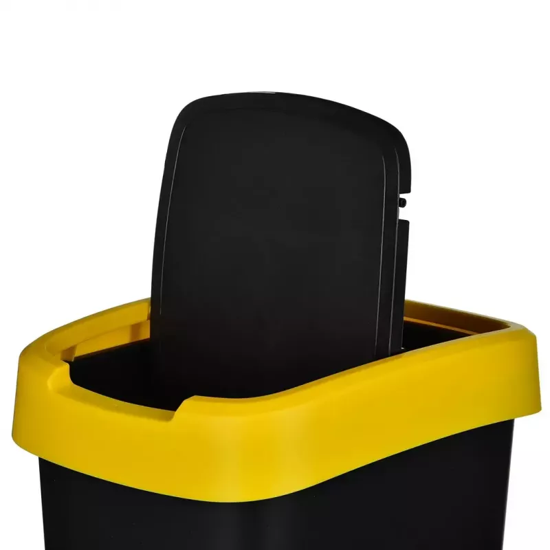 Rotho Twist 1045899999 set de cubos de basura, 3 x 25 l, plástico