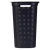 Rotho Brisen 1023508080 cesto para la ropa sucia, 50 l, negro