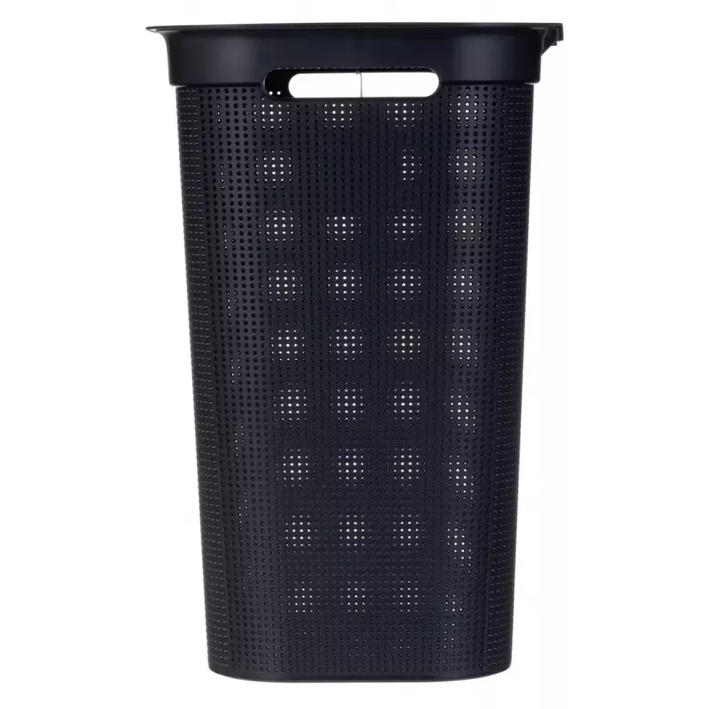 Rotho Brisen 1023508080 cesto para la ropa sucia, 50 l, negro