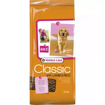 Pienso seco para perros VERSELE-LAGA Lamb & Rice 20 kg — perros adultos, todas las tallas, 22% proteína, 10% grasa