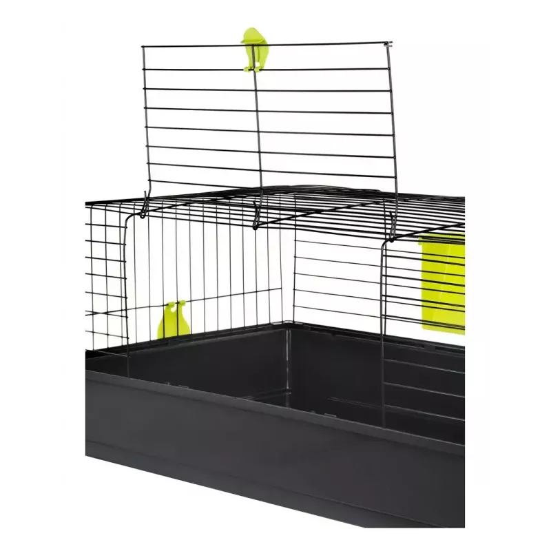 Jaula ZOLUX Classic 100 cm para roedores — metal/plástico, 980×520×380 mm, 3 kg, celadon