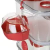 ZOLUX Rody3 Trio jaula para hámsteres, roja