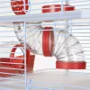 ZOLUX Rody3 Trio jaula para hámsteres, roja