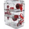 ZOLUX Rody3 Trio jaula para hámsteres, roja