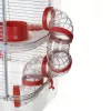 ZOLUX Rody3 Trio jaula para hámsteres, roja