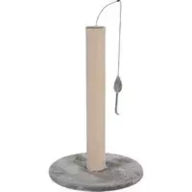 Zolux rascador para gatos con juguete, 63 cm, gris